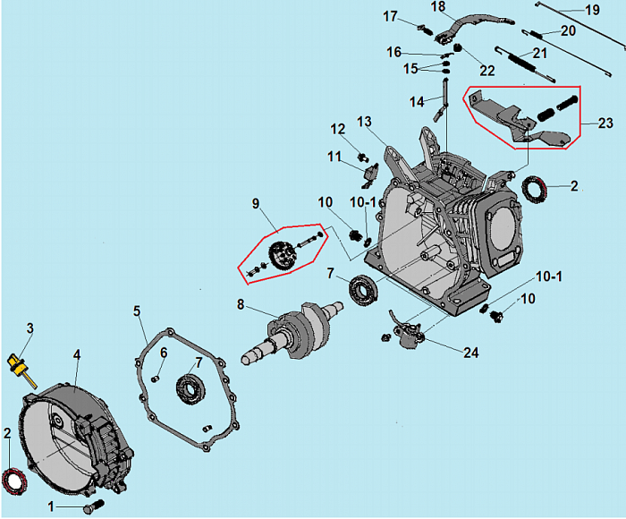 5 КАРТЕР - КОЛЕНВАЛ ГЕНЕРАТОР CHAMPION GG2000