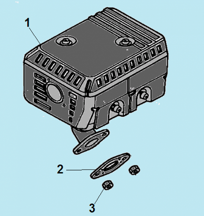 11 ГЛУШИТЕЛЬ МОТОПОМПА CHAMPION GP55