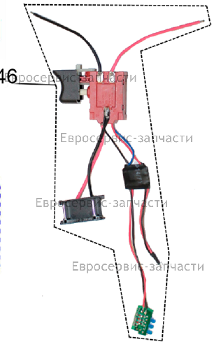 Выключатель FA01-15/1WEK в сборе с платами и дополнительным диодом 10А. ДА 14СЛК2 Е2201.005.02