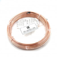 Трубка медная капиллярная 2.51х0.635 (1.24мм - внутрен. диам.) в бухтах 15м